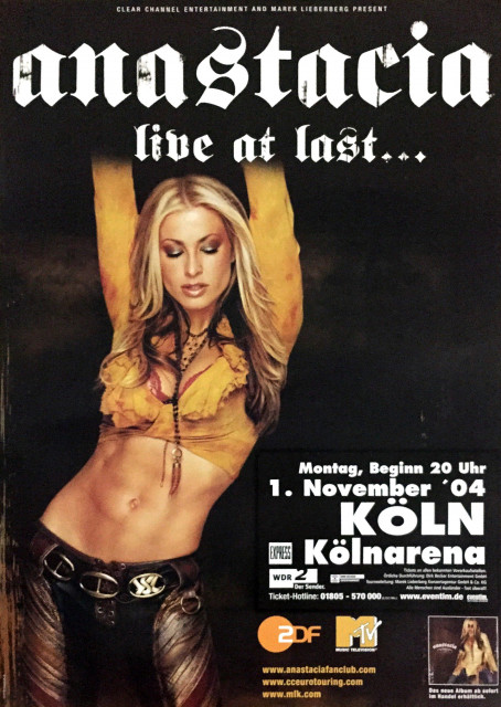 Anastacia Cologne Concert 2004 (A1) | Posterlink Shop