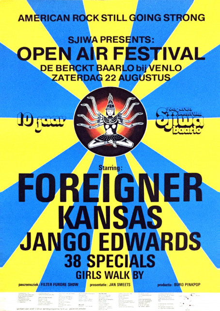 Festival Foreigner, Kansas etc in Baarlo NL (A1) | Posterlink Shop