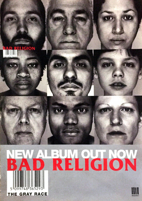 Bad Religion Record Release Grey Race (A1) | Posterlink Shop