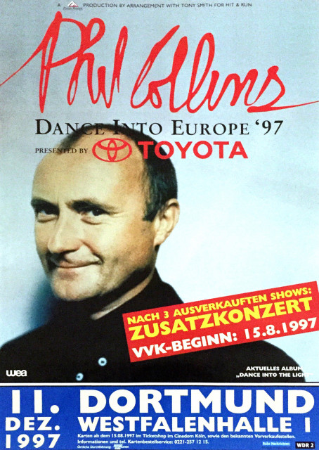 Phil Collins Dortmund 1997 (A1) | Posterlink Shop