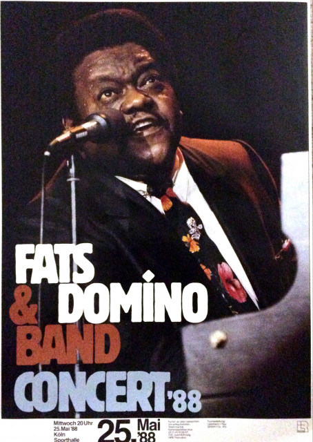 Fats Domino Tour 1988 Köln (A1) | Posterlink Shop