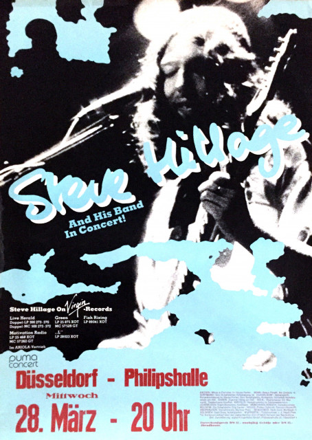 Steve Hillage in Düsseldorf 1979 (A1) | Posterlink Shop