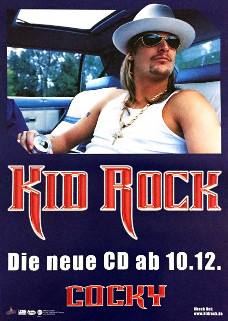 Kid Rock Cocky 2001 Record Release Poster (A1) | Posterlink Shop