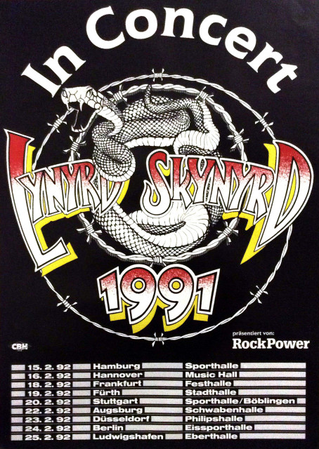 Lynyrd Skynyrd Tour 1991 (A1) | Posterlink Shop