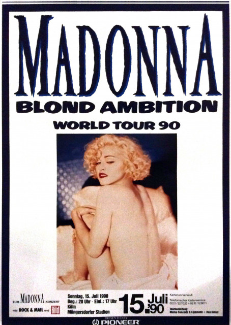 Madonna Tour 1990 Köln (A1) | Posterlink Shop