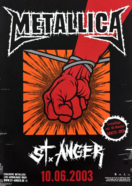 Metallica St.Anger Release Poster 2003 (A1) | Posterlink Shop