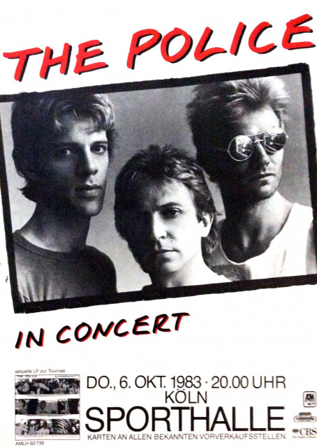 The Police Synchronicity Tour 1983 Köln (A1) | Posterlink Shop