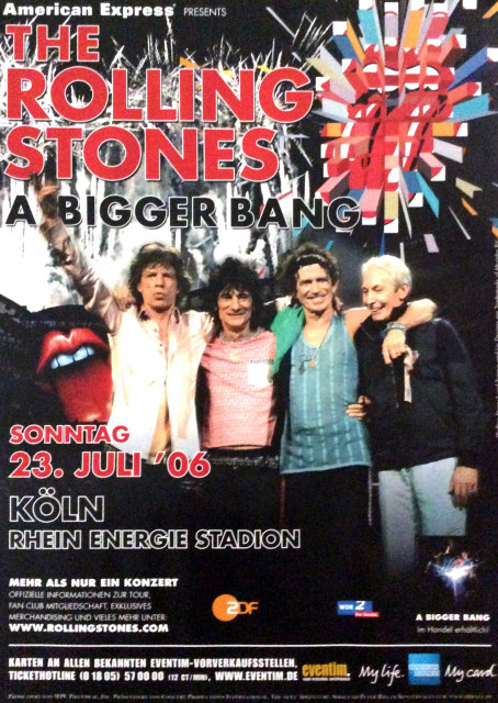 Rolling Stones Bigger Bang Tour 2006 Köln (A1) | Posterlink Shop