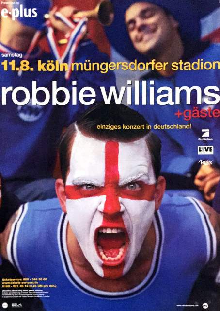 Robbie Williams Sing when you're winning Cologne (A1) | Posterlink Shop