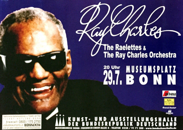 Ray Charles Bonn 29.07.2000 (A1) | Posterlink Shop