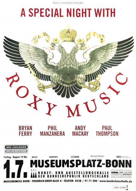 Roxy Music Bonn Museumsplatz 2005 (A1) | Posterlink Shop