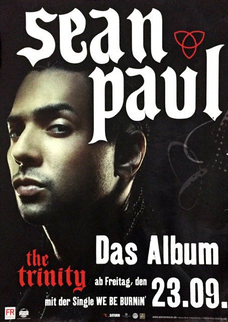 Sean Paul Album Release The Trinity 2006 (A1) | Posterlink Shop