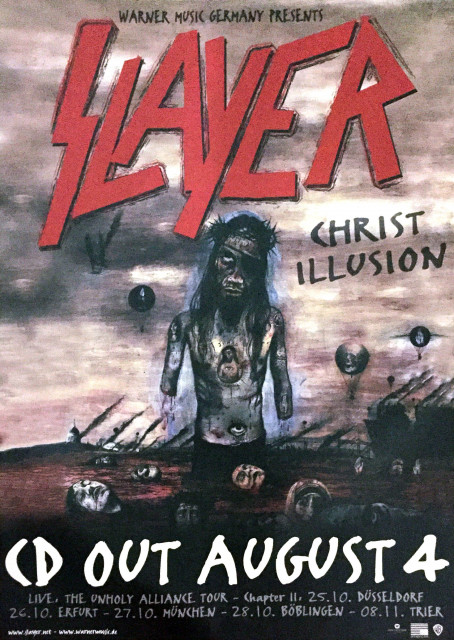 Slayer Christ Illusion German Tour 2006 (A1) | Posterlink Shop