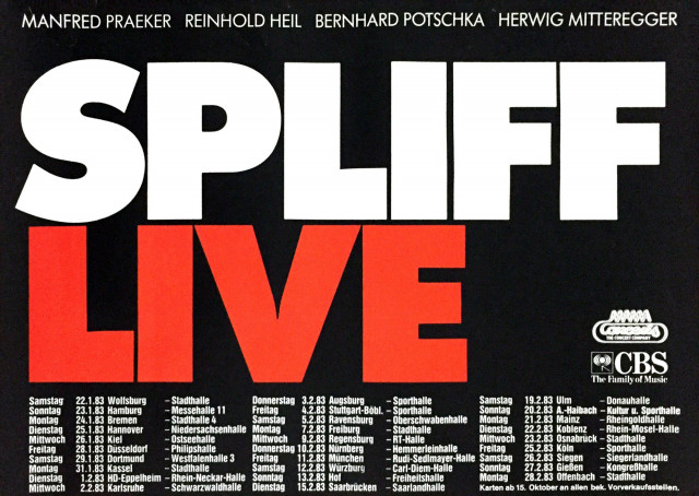 Spliff Germany Tour 1983 (A1) | Posterlink Shop