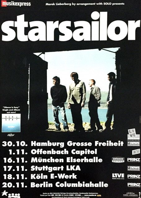 Starsailor Album Release Silence Is Easy 2003 (A1) | Posterlink Shop