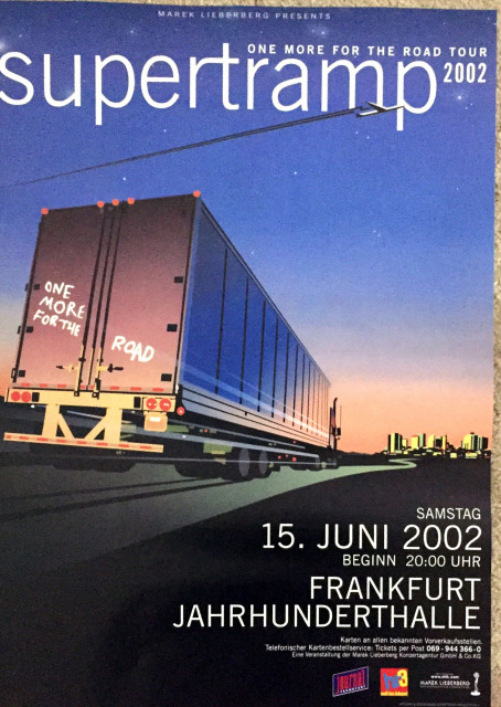 Supertramp Concert Poster Frankfurt 2002 (A1) | Posterlink Shop