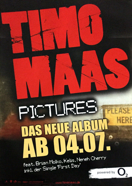 Timo Maas Pichtures Release Poster 2005 (A1) | Posterlink Shop