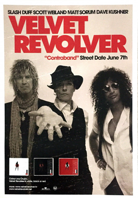 Velvet Revolver Album Release Contraband 2006 (A1) | Posterlink Shop