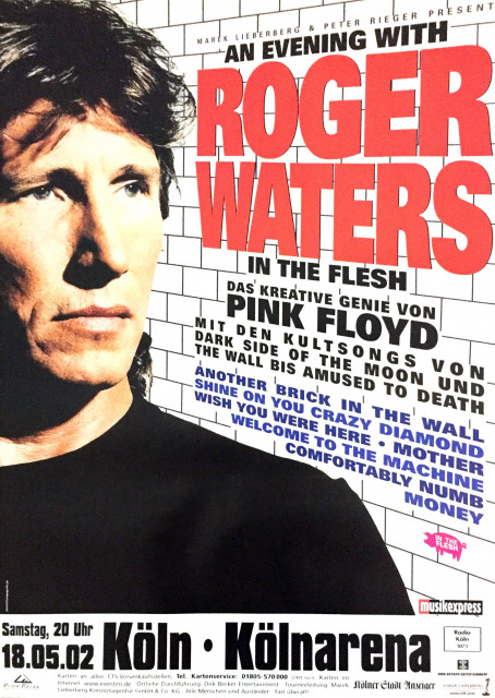 Roger Waters Cologne 2002 (A1) | Posterlink Shop